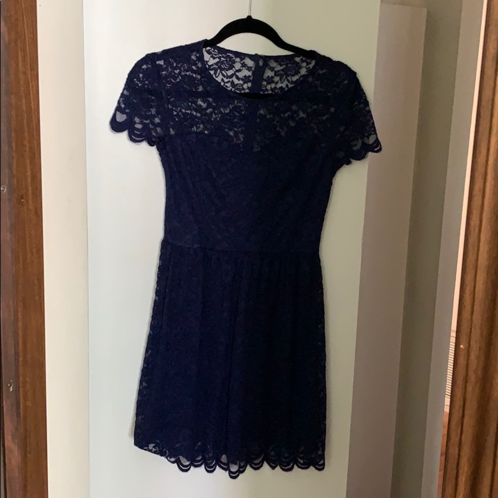 Blue dress